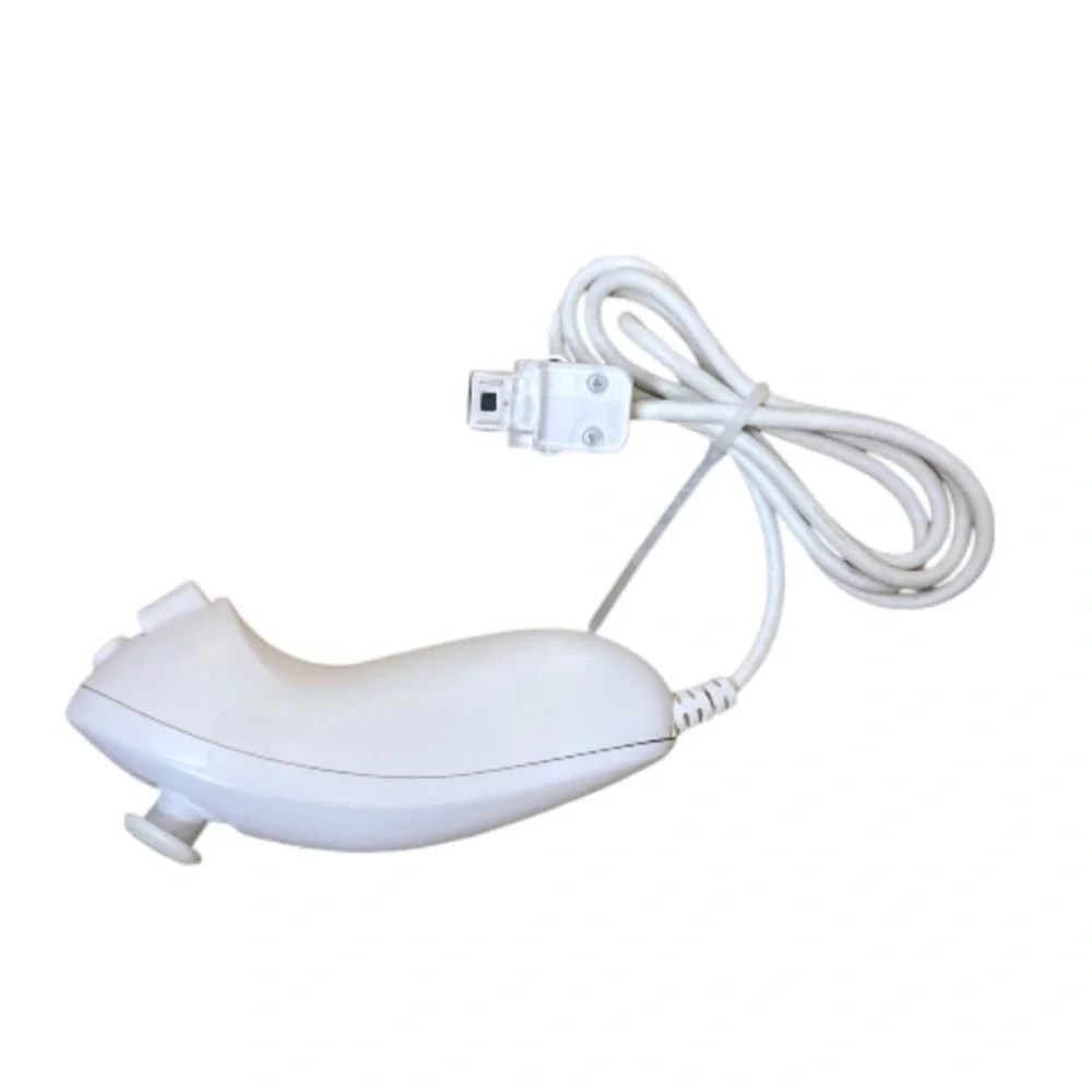 Original Official Nunchuck NINTENDO WII / U Tested (shows wear)!!